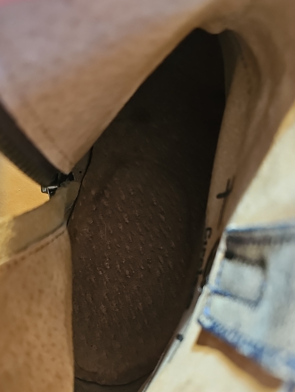 Circle G Distressed Brown Studded Ankle Booties - Picture 6 of 8